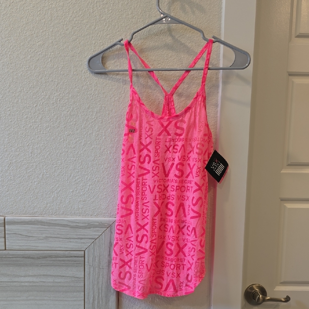 Victoria's Secret Neon Pink Sport Tank Top